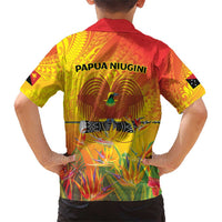 Papua New Guinea Unity in Diversity Family Matching Short Sleeve Bodycon Dress and Hawaiian Shirt 50th Indipendens Papua Niugini LT9 - Polynesian Pride