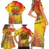Papua New Guinea Unity in Diversity Family Matching Short Sleeve Bodycon Dress and Hawaiian Shirt 50th Indipendens Papua Niugini LT9 - Polynesian Pride