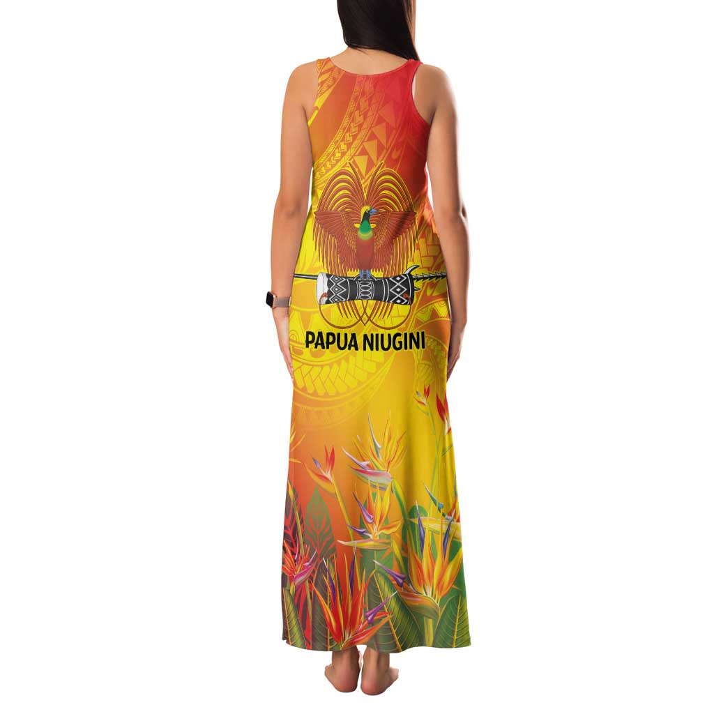 Papua New Guinea Unity in Diversity Family Matching Tank Maxi Dress and Hawaiian Shirt 50th Indipendens Papua Niugini LT9 - Polynesian Pride