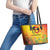 Papua New Guinea Unity in Diversity Leather Tote Bag 50th Indipendens Papua Niugini