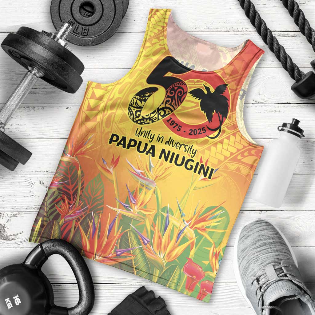 Papua New Guinea Unity in Diversity Men Tank Top 50th Indipendens Papua Niugini