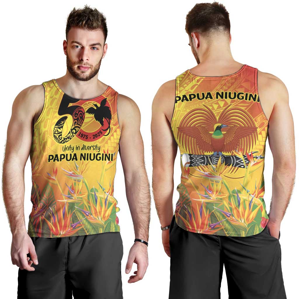 Papua New Guinea Unity in Diversity Men Tank Top 50th Indipendens Papua Niugini