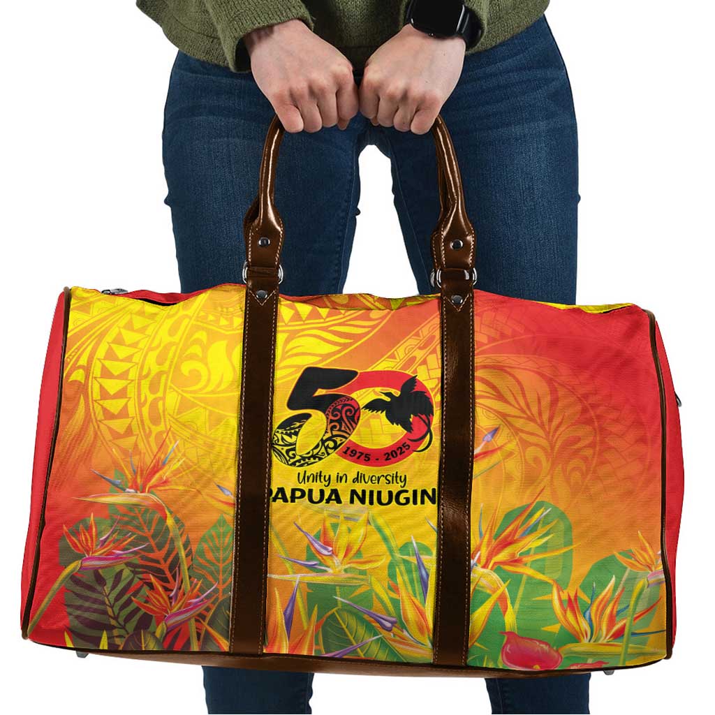 Papua New Guinea Unity in Diversity Travel Bag 50th Indipendens Papua Niugini - Polynesian Pride