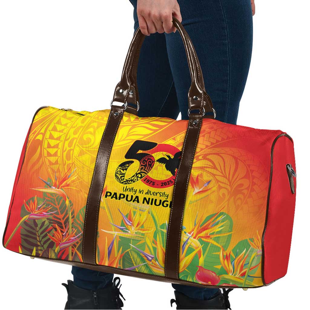Papua New Guinea Unity in Diversity Travel Bag 50th Indipendens Papua Niugini - Polynesian Pride