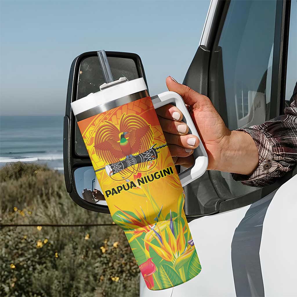 Papua New Guinea Unity in Diversity Tumbler With Handle 50th Indipendens Papua Niugini