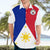 (Custom Text And Number) Philippines Concept Home Football Hawaiian Shirt Pilipinas Flag White Style 2023 LT9 - Polynesian Pride
