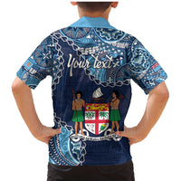 Personalised Fiji 54th Anniversary Family Matching Mermaid Dress and Hawaiian Shirt Siga Ni Bula Galala Marautaki O Viti LT9 - Polynesian Pride