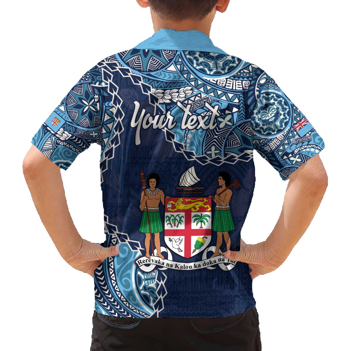 Personalised Fiji 54th Anniversary Family Matching Off Shoulder Short Dress and Hawaiian Shirt Siga Ni Bula Galala Marautaki O Viti LT9 - Polynesian Pride