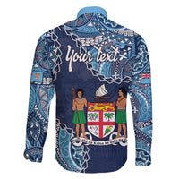 Personalised Fiji 54th Anniversary Family Matching Off Shoulder Short Dress and Hawaiian Shirt Siga Ni Bula Galala Marautaki O Viti LT9 - Polynesian Pride