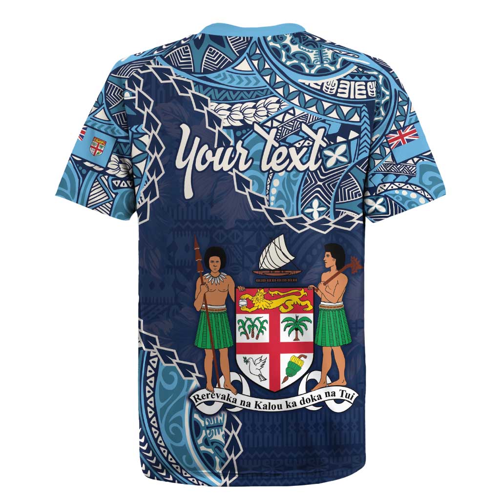 Personalised Fiji 54th Anniversary Rugby Jersey Siga Ni Bula Galala Marautaki O Viti LT9
