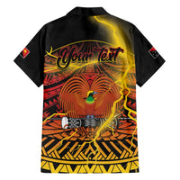 Personalised Papua New Guinea 49th Anniversary Hawaiian Shirt Bird of Paradise Unity In Diversity