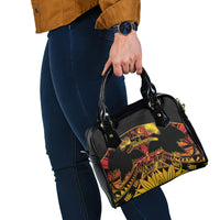 Personalised Papua New Guinea 49th Anniversary Shoulder Handbag Bird of Paradise Unity In Diversity LT9 - Polynesian Pride