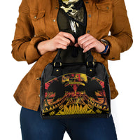 Personalised Papua New Guinea 49th Anniversary Shoulder Handbag Bird of Paradise Unity In Diversity LT9 - Polynesian Pride