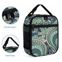 Hawaiian Hibiscus Tribal Vintage Motif Lunch Bag Ver 1 LT9 - Polynesian Pride
