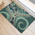 Hawaiian Hibiscus Tribal Vintage Motif Rubber Doormat Ver 1