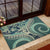 Hawaiian Hibiscus Tribal Vintage Motif Rubber Doormat Ver 1