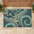 Hawaiian Hibiscus Tribal Vintage Motif Rubber Doormat Ver 1
