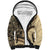 Hawaiian Hibiscus Tribal Vintage Motif Sherpa Hoodie Ver 2
