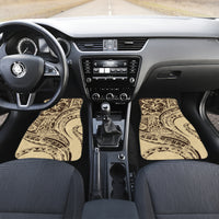 Hawaiian Hibiscus Tribal Vintage Motif Car Mats Ver 3