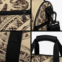 Hawaiian Hibiscus Tribal Vintage Motif Duffle Bag Ver 3 LT9 - Polynesian Pride