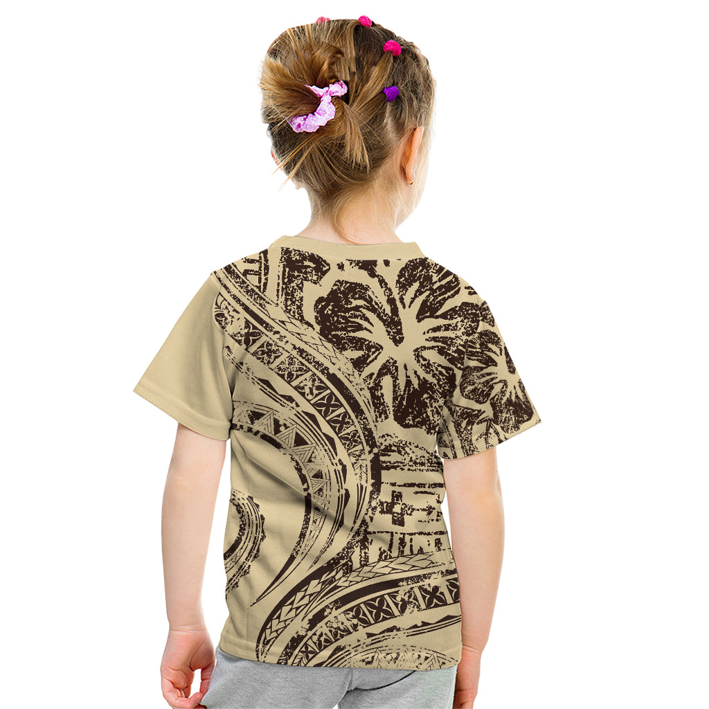 Hawaiian Hibiscus Tribal Vintage Motif Kid T Shirt Ver 3