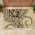 Hawaiian Hibiscus Tribal Vintage Motif Rubber Doormat Ver 3