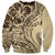Hawaiian Hibiscus Tribal Vintage Motif Sweatshirt Ver 3