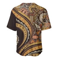 Hawaiian Hibiscus Tribal Vintage Motif Baseball Jersey Ver 4 LT9 - Polynesian Pride