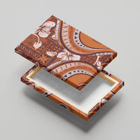 Hawaiian Hibiscus Tribal Vintage Motif Canvas Wall Art Ver 5