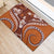 Hawaiian Hibiscus Tribal Vintage Motif Rubber Doormat Ver 5