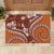 Hawaiian Hibiscus Tribal Vintage Motif Rubber Doormat Ver 5