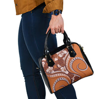 Hawaiian Hibiscus Tribal Vintage Motif Shoulder Handbag Ver 5 LT9 - Polynesian Pride