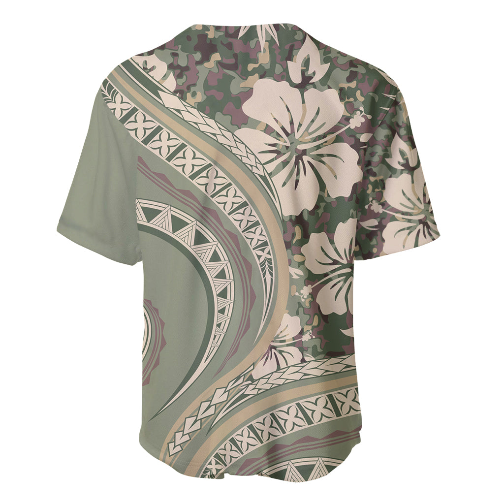 Hawaiian Hibiscus Tribal Vintage Motif Baseball Jersey Ver 6 LT9 - Polynesian Pride