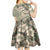 Hawaiian Hibiscus Tribal Vintage Motif Kid Short Sleeve Dress Ver 6