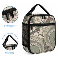 Hawaiian Hibiscus Tribal Vintage Motif Lunch Bag Ver 6 LT9 - Polynesian Pride