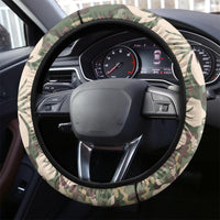 Hawaiian Hibiscus Tribal Vintage Motif Steering Wheel Cover Ver 6 LT9 - Polynesian Pride