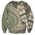 Hawaiian Hibiscus Tribal Vintage Motif Sweatshirt Ver 6