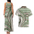 Hawaiian Hibiscus Tribal Vintage Motif Couples Matching Tank Maxi Dress and Hawaiian Shirt Ver 7