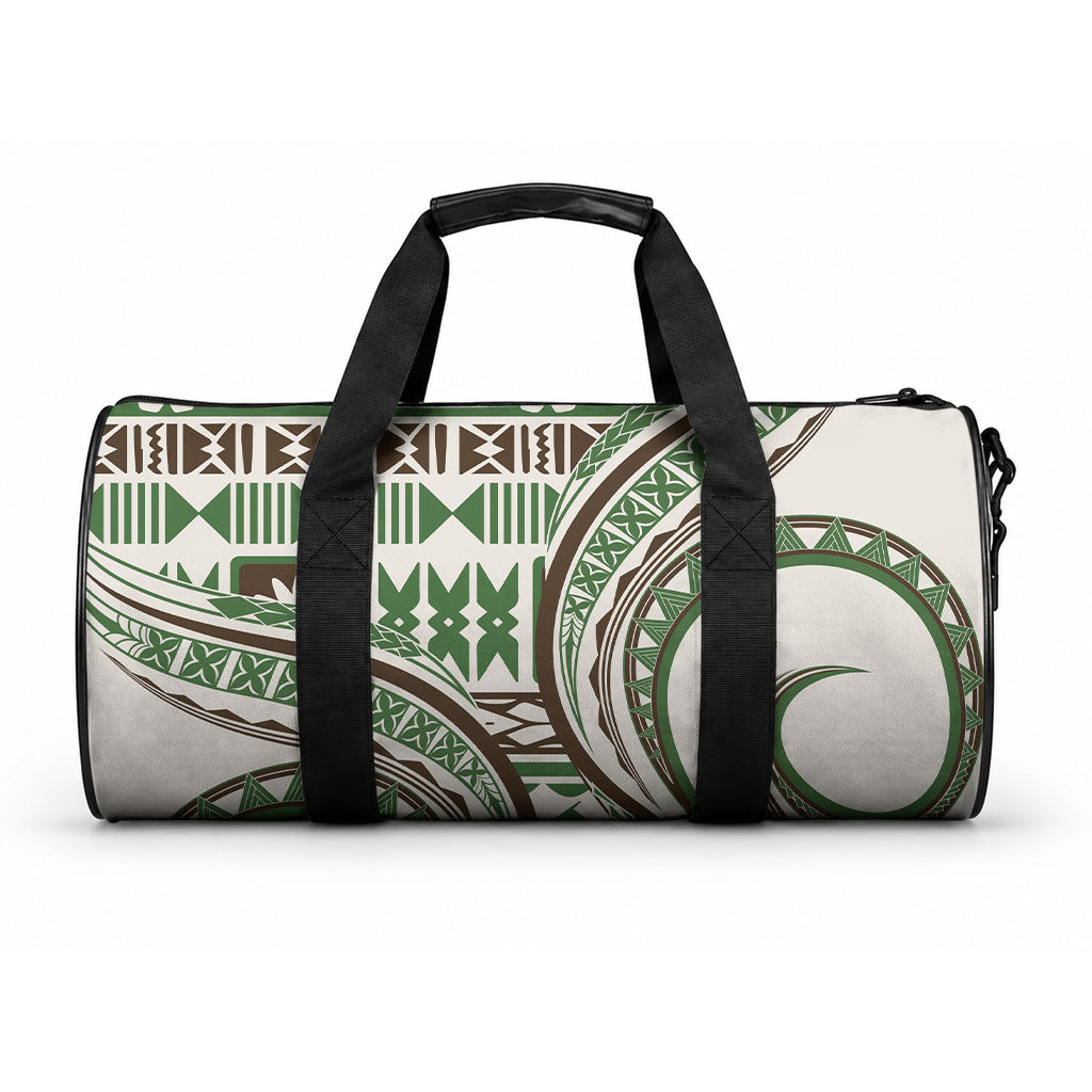 Hawaiian Hibiscus Tribal Vintage Motif Duffle Bag Ver 7 LT9 One size Green - Polynesian Pride