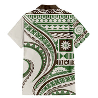 Hawaiian Hibiscus Tribal Vintage Motif Family Matching Mermaid Dress and Hawaiian Shirt Ver 7 LT9 - Polynesian Pride