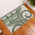 Hawaiian Hibiscus Tribal Vintage Motif Rubber Doormat Ver 7