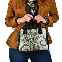 Hawaiian Hibiscus Tribal Vintage Motif Shoulder Handbag Ver 7 LT9 - Polynesian Pride