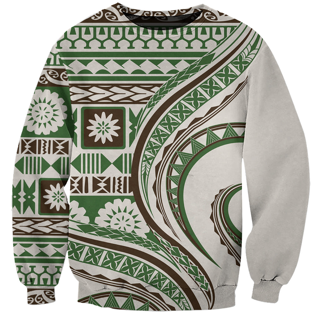 Hawaiian Hibiscus Tribal Vintage Motif Sweatshirt Ver 7