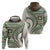 Hawaiian Hibiscus Tribal Vintage Motif Zip Hoodie Ver 7
