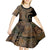 Hawaiian Hibiscus Tribal Vintage Motif Kid Short Sleeve Dress Ver 8