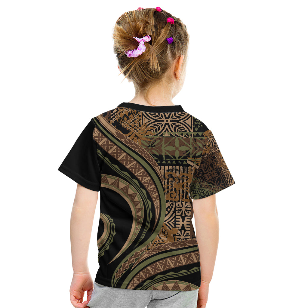 Hawaiian Hibiscus Tribal Vintage Motif Kid T Shirt Ver 8