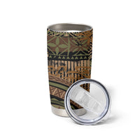 Hawaiian Hibiscus Tribal Vintage Motif Tumbler Cup Ver 8