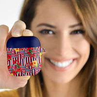 Hawaii Hibiscus Lei AirPods Case Hawaiian Flag Motif