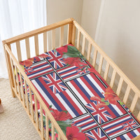 Hawaii Hibiscus Lei Baby Bed Cover Hawaiian Flag Motif LT9 - Polynesian Pride