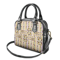 Hawaii Lokelani Pikake Lei Shoulder Handbag Hawaiian Flag Motif